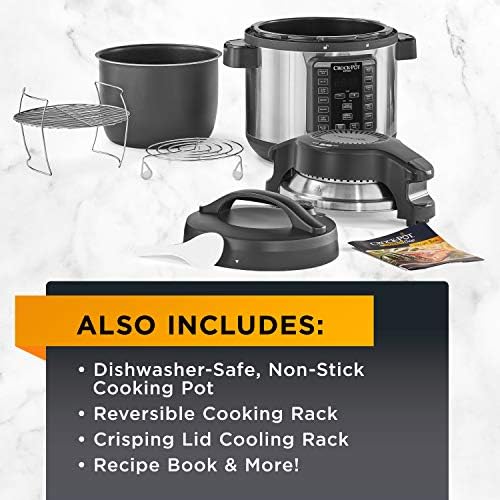 Crock-Pot Express Crisp 8 Quart 10-in-1 Pressure Cooker - Home Select 527