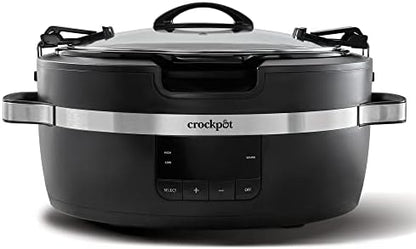 Crock-Pot Thermoshield 6 Quart Slow Cooker with Carry Handles - Home Select 325