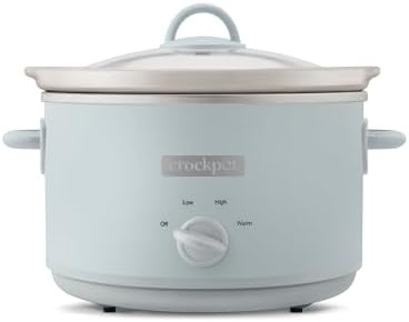 Crock-Pot 4.5 Quart Manual Slow Cooker – Macaroon Blue - Home Select 432