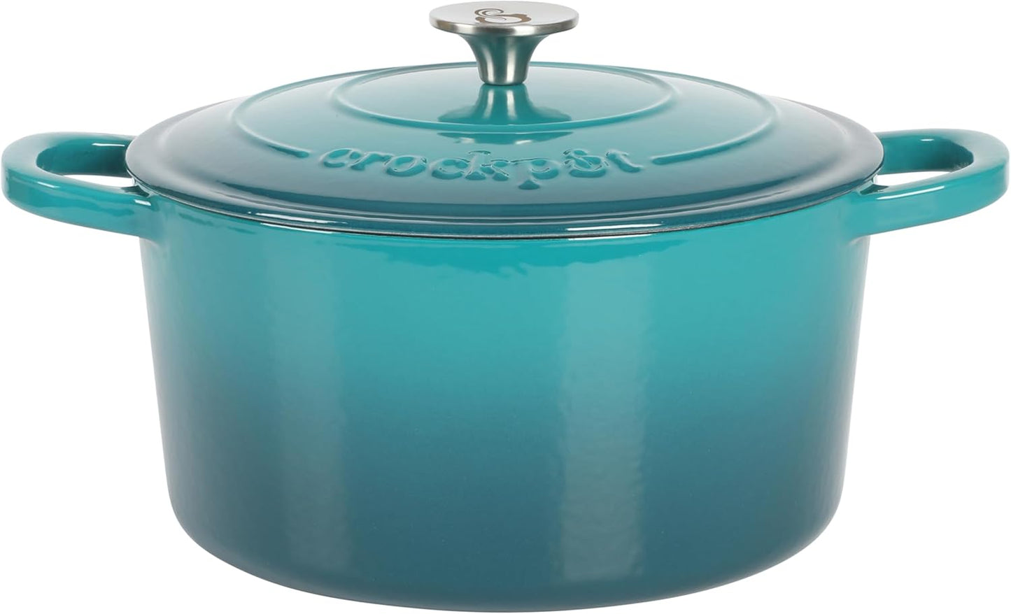 Crock-Pot 3 Quart Enameled Cast Iron Dutch Oven – Aqua - Home Select 681