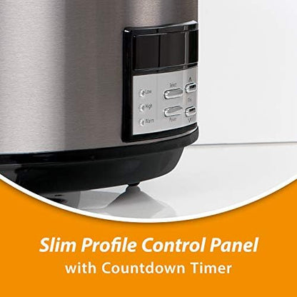 Crock-Pot 8 Quart Programmable Slow Cooker with Auto Warm - Home Select 830