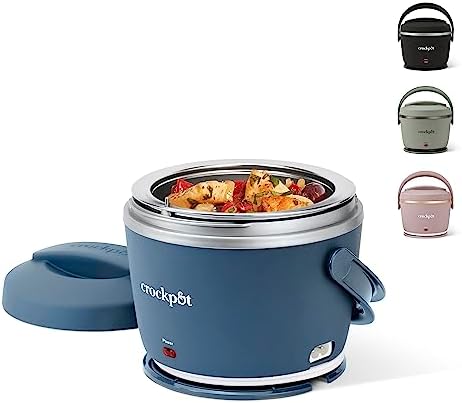 Crock-Pot Electric Lunch Box Food Warmer 20oz – Faded Blue - Home Select 483