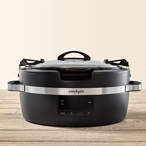 Crock-Pot Thermoshield 6 Quart Slow Cooker with Carry Handles - Home Select 325