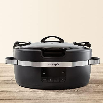 Crock-Pot Thermoshield 6 Quart Slow Cooker with Carry Handles - Home Select 325
