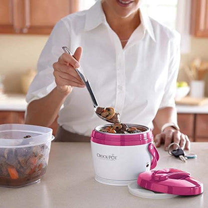 Crock-Pot Lunch Crock Portable Food Warmer 20oz – Pink - Home Select 293