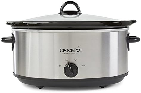 Crock-Pot 7 Quart Oval Manual Slow Cooker – Stainless Steel - Home Select 781