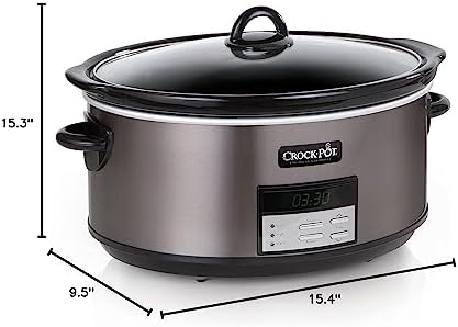 Crock-Pot 8 Quart Programmable Slow Cooker with Auto Warm - Home Select 830