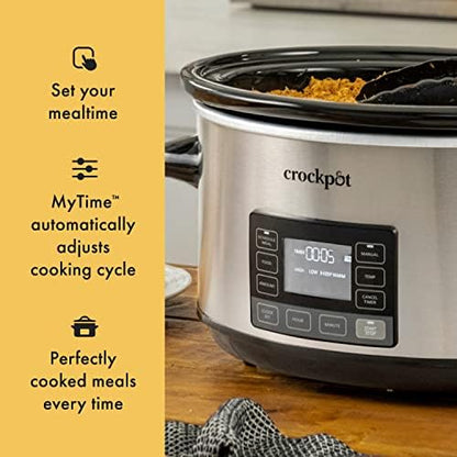 Crock-Pot 7 Quart Portable Programmable Slow Cooker with Timer - Home Select 646