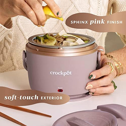 Crock-Pot Electric Lunch Box Food Warmer 20oz – Blush Pink - Home Select 922