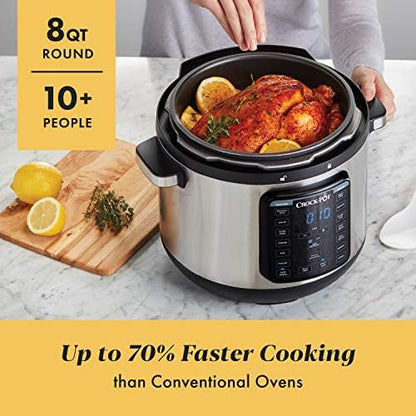 Crock-Pot 8 Quart Express Crock Multi-Use Pressure Cooker - Home Select 102