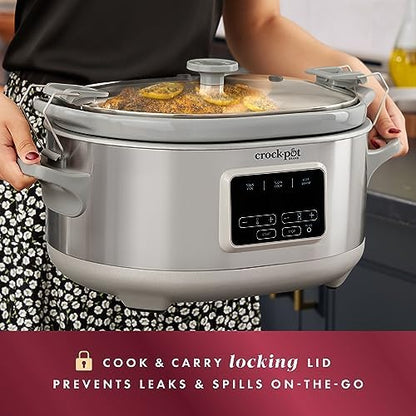Crock-Pot 7 Quart Programmable Cook & Carry Slow Cooker - Home Select 567