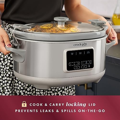 Crock-Pot 7 Quart Programmable Cook & Carry Slow Cooker - Home Select 567