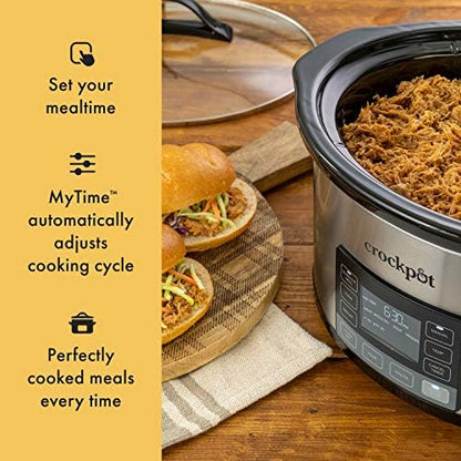 Crock-Pot MyTime 6 Quart Programmable Slow Cooker - Home Select 397