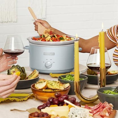 Crock-Pot 4.5 Quart Manual Slow Cooker – Macaroon Blue - Home Select 432