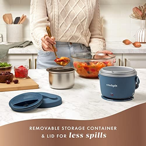 Crock-Pot Electric Lunch Box Food Warmer 20oz – Faded Blue - Home Select 483