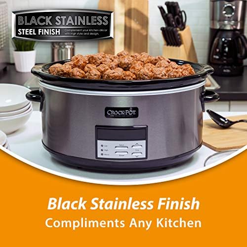 Crock-Pot 8 Quart Programmable Slow Cooker with Auto Warm - Home Select 830