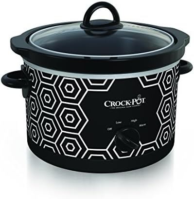 Crock-Pot 4.5 Quart Portable Slow Cooker – Black & White - Home Select 450
