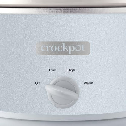 Crock-Pot 4.5 Quart Manual Slow Cooker – Macaroon Blue - Home Select 432