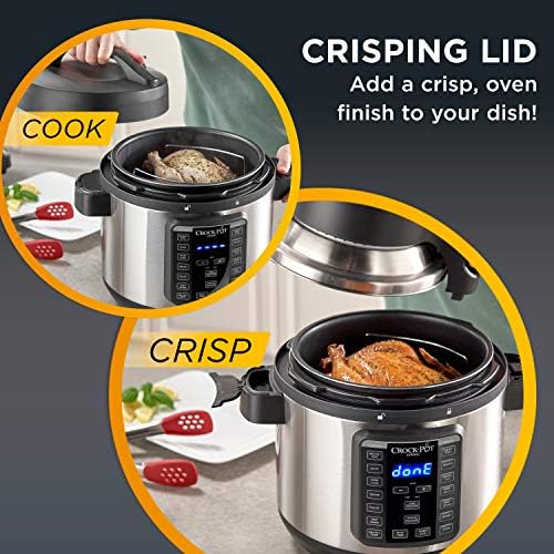 Crock-Pot Express Crisp 8 Quart 10-in-1 Pressure Cooker - Home Select 527