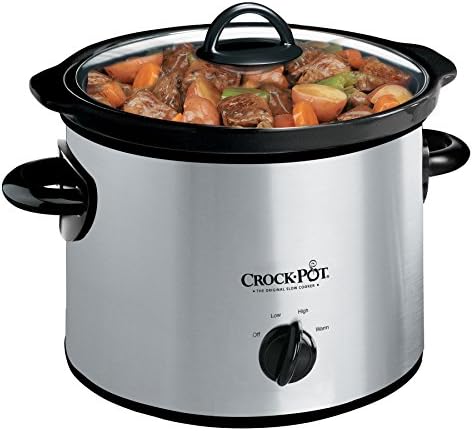Crock-Pot 3 Quart Manual Slow Cooker – Silver - Home Select 959