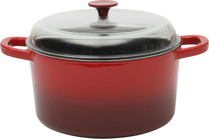 Crock-Pot 3 Quart Enameled Cast Iron Dutch Oven – Aqua - Home Select 681
