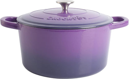 Crock-Pot 3 Quart Enameled Cast Iron Dutch Oven – Aqua - Home Select 681