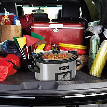 Crock-Pot Cook & Carry 6 Quart Programmable Slow Cooker - Home Select 164