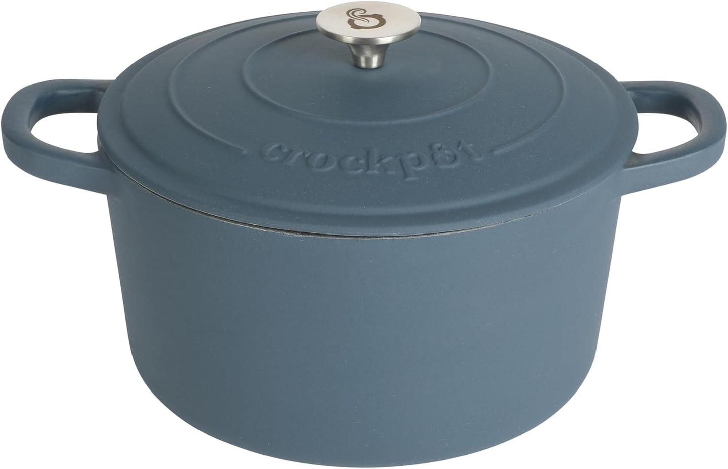 Crock-Pot 3 Quart Enameled Cast Iron Dutch Oven – Aqua - Home Select 681