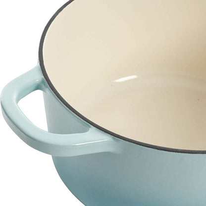 Crock-Pot 3 Quart Enameled Cast Iron Dutch Oven – Aqua - Home Select 681