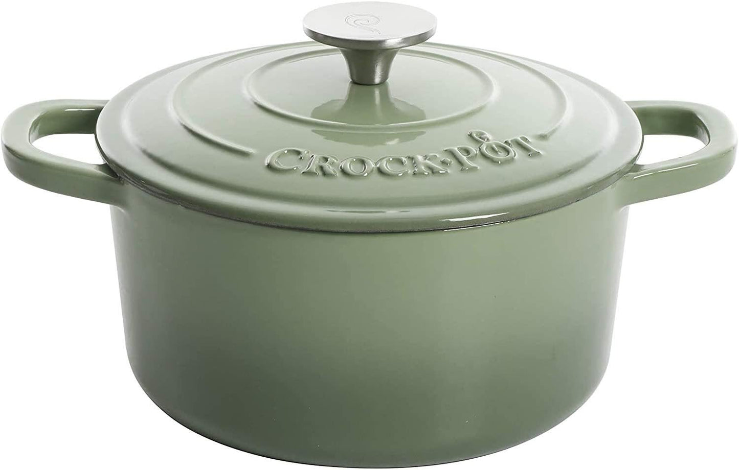 Crock-Pot 3 Quart Enameled Cast Iron Dutch Oven – Aqua - Home Select 681