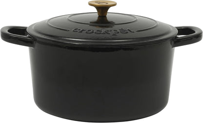 Crock-Pot 3 Quart Enameled Cast Iron Dutch Oven – Aqua - Home Select 681
