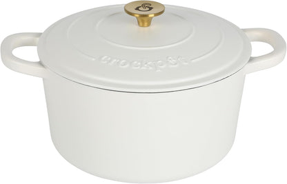 Crock-Pot 3 Quart Enameled Cast Iron Dutch Oven – Aqua - Home Select 681