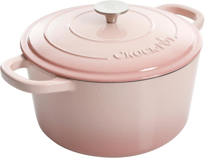 Crock-Pot 3 Quart Enameled Cast Iron Dutch Oven – Aqua - Home Select 681