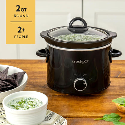 Crock-Pot 2 Quart Mini Slow Cooker – Classic Compact Cooker - Home Select 516